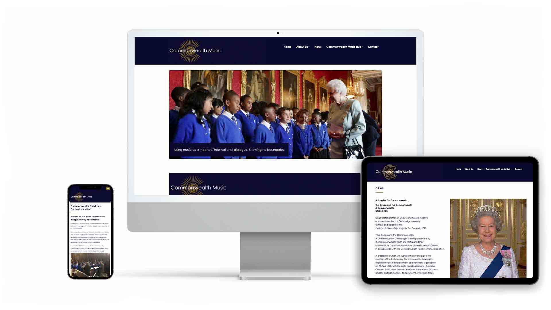 Commonwealth Music Website Design